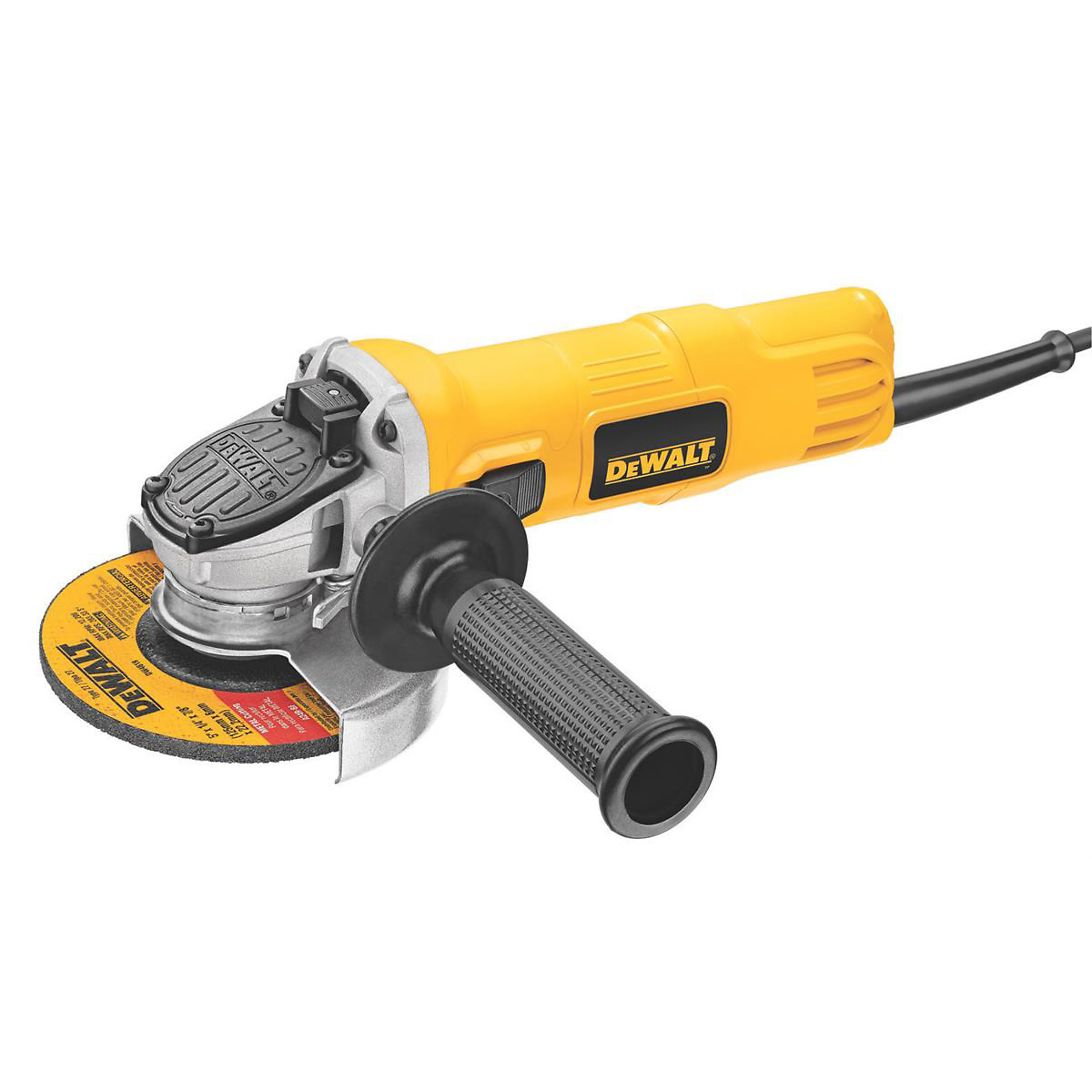 DeWalt Small Angle Grinder — 4 1/2in., 7 Amp, 12,000 RPM, One-Touch Guard, Model# DWTDWE4011